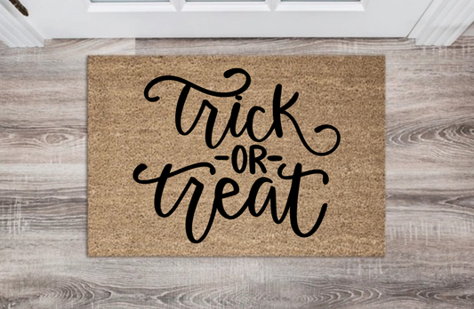 Trick or Treat Halloween Doormat