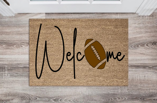 Football Welcome Doormat