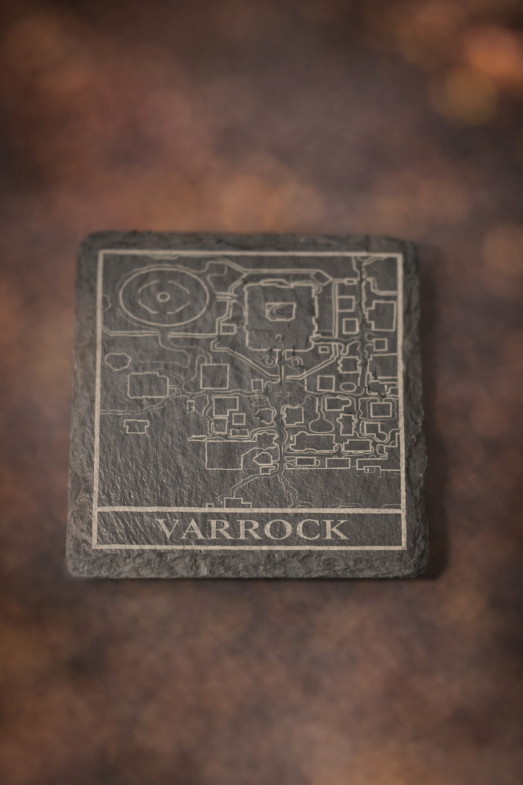 Old School RuneScape Varrock Map Slate Coaster