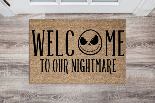 Welcome to our Nightmare Doormat