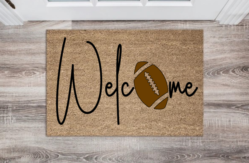 Football Welcome Doormat
