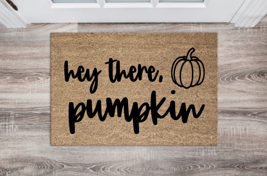 🎃 Hey There, Pumpkin Doormat 🎃