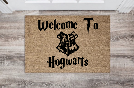 Welcome To Hogwarts Doormat