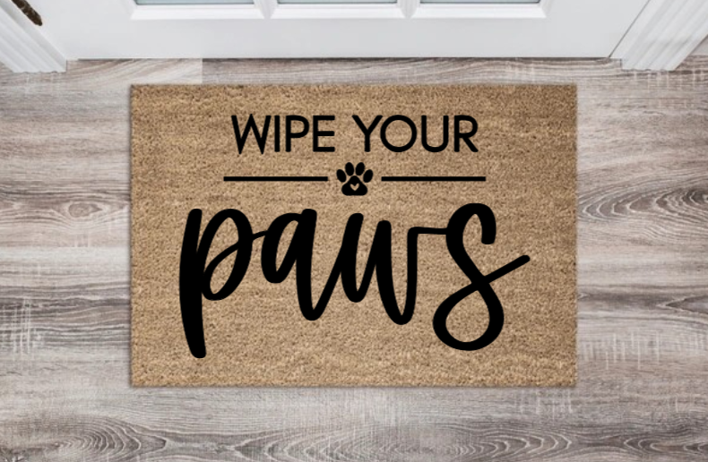 Wipe Your Paws Doormat